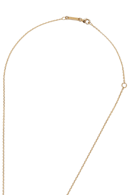 Heart Necklace, 18k Yellow Gold & Diamonds